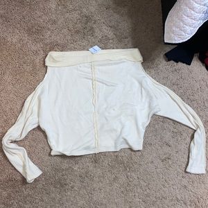 Free People off the Shoulder Shirt